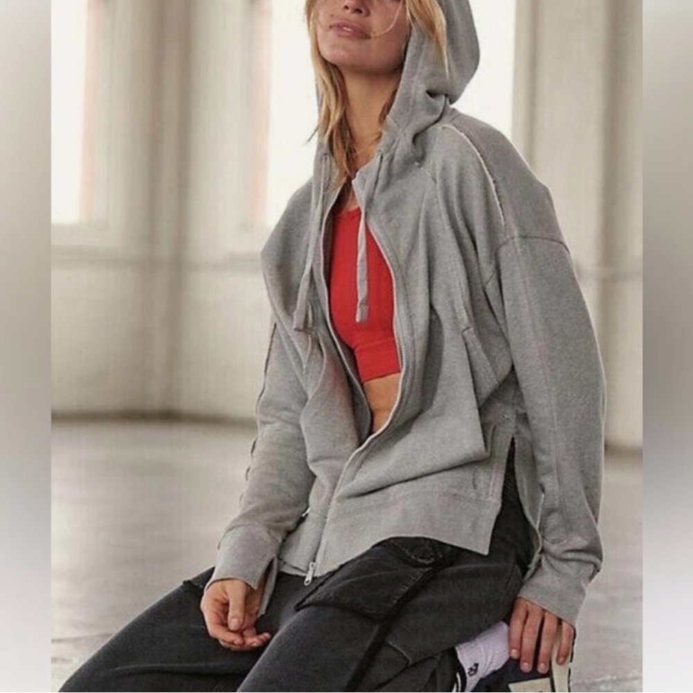 Free People Movement Only One   Zip-Up Hoodie